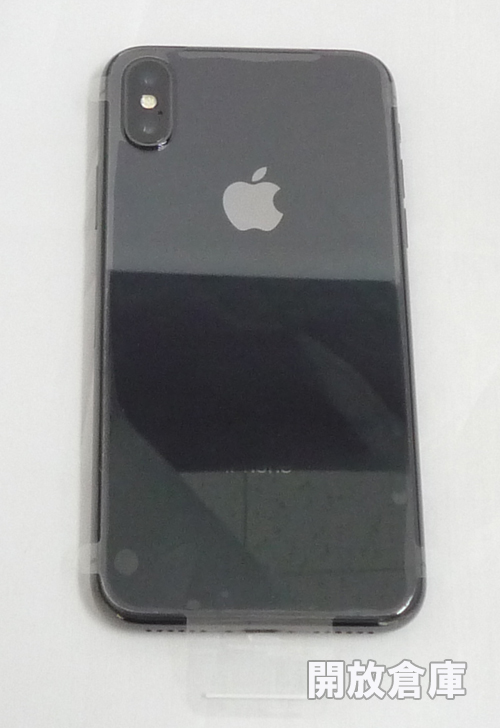未使用品です Softbank Apple iPhone X 256GB MQC12J/A スペースグレイ【山城店】