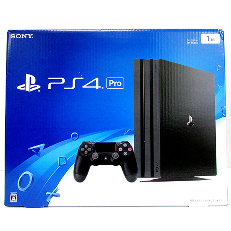 SONY  PlayStation4/PS4 Pro ジェット・ブラック 1TB CUH-7000B【山城店】