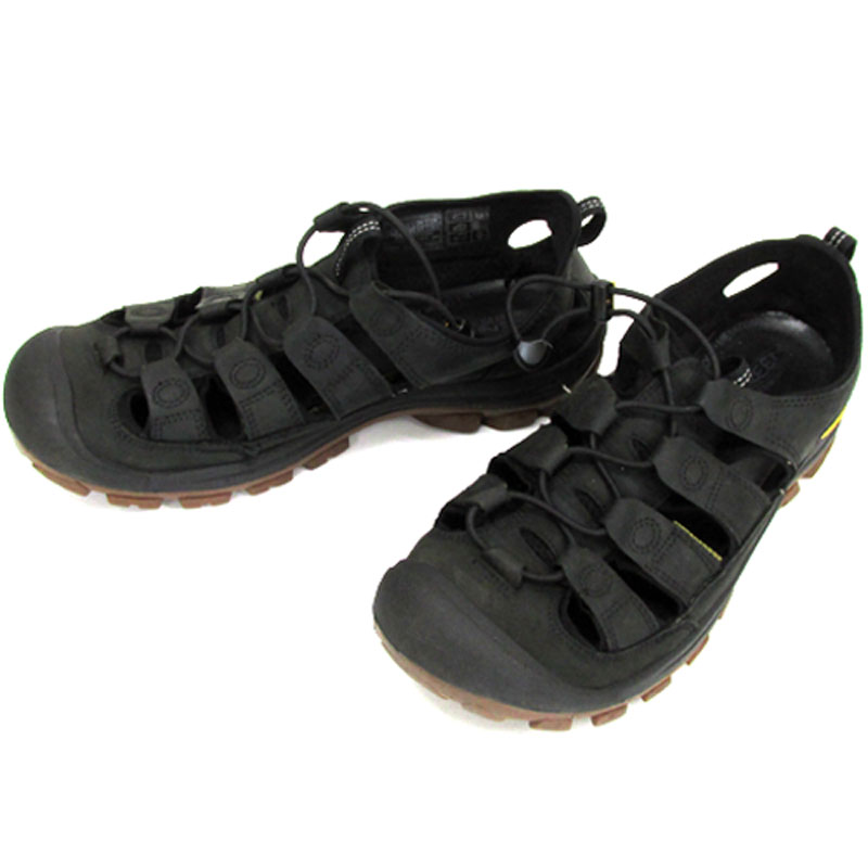 KEEN キーン GLISAN Sandal スポーツ サンダル サイズ：28cm/カラー：BLACK/ウォータープルーフ/アウトドア/他靴 【山城店】