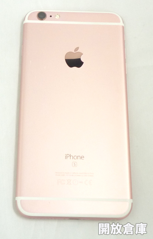 動作良好  au Apple iPhone6S Plus 64GB MKU92J/A ローズゴールド【山城店】