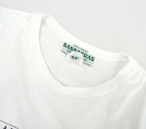 SASSAFRAS ササフラス FOR ALL TEE 半袖 Tシャツ サイズ：S/カラー：ホワイト/アメカジ【山城店】