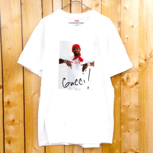 【中古】Supreme シュプリーム Gucci Mane Tee S/S 半袖Tシャツ/16AW/国内正規品/サイズ：L/カラー：White/未使用品/フォトプリント/ストリート/半タグ付き【山城店】