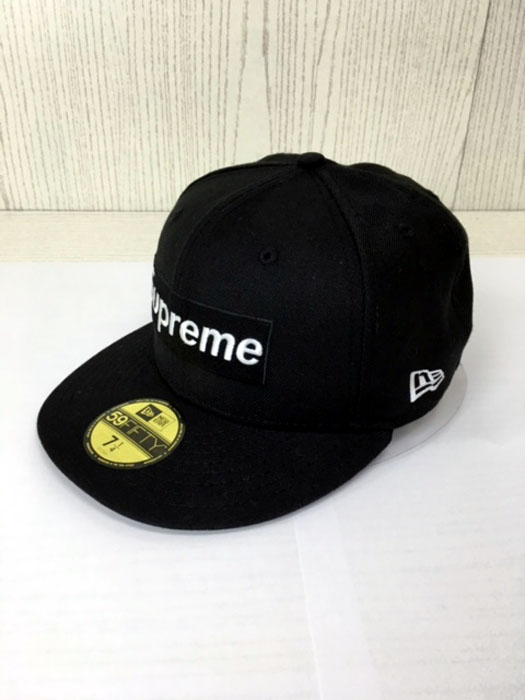 【中古】Supreme/R.i.p./New Era/シュプリーム/ニューエラ/キャップ/16AW/Black/ブラック/黒/Box Logo /ボックスロゴ/59FIFTY/6-panel/cap /帽子/メンズ古着【山城店】