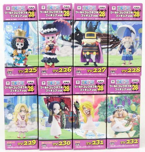 【中古】バンプレスト ワンピース ワールドコレクタブルフィギュア vol.28 全8種セット ONE PIECE【山城店】