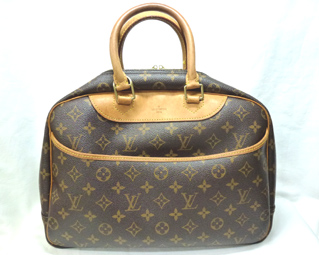 【中古】LOUIS VUITTON ルイヴィトン モノグラム ボーリング・バニティ・ドーヴィル【大久保店】