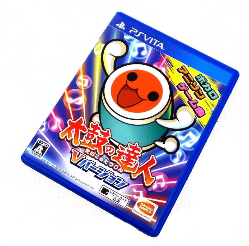 【中古】 バンダイナムコ ＰＳＶＩＴＡ 太鼓の達人 Vバージョン 【山城店】