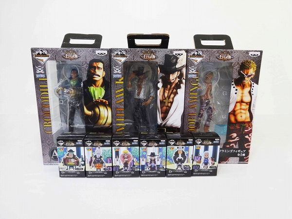 【中古】一番くじ フィギュアセレクション ワンピース 王下七武海 A B C D賞 ４種セット【福山店】