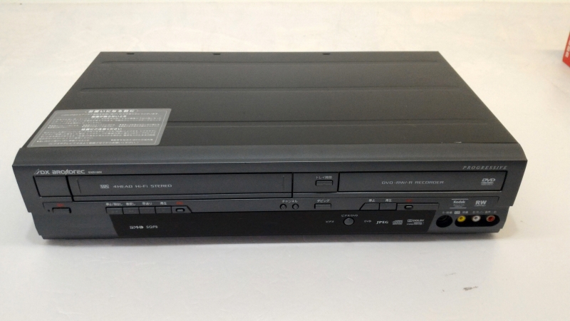 【中古】DXアンテナ/DX ANTENNA 地上デジ内蔵ビデオ一体型DVDレコーダー DXR160V BLACK [168]【福山店】