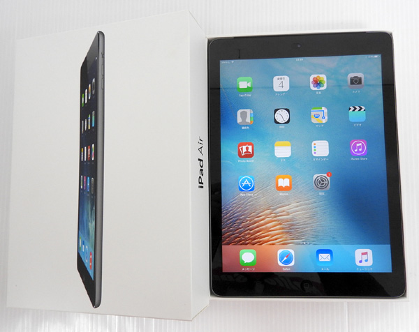 【中古】安心の判定〇です!APPLE iPad Air Wi-Fi + Cellular 32GB MD792J/A スペースグレー 白ロム アップル アイパッド【米子店】