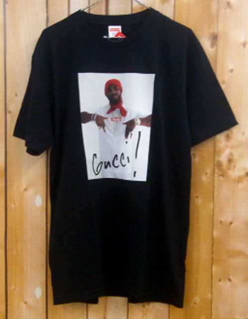 【中古】Supreme/Gucci Mane Tee/シュプリーム/グッチ メイン ティー/16AW/国内正規品/サイズ：L/カラー：BLACK・黒・ブラック/未使用品/フォトプリント/Tシャツ/ストリート【山城店】