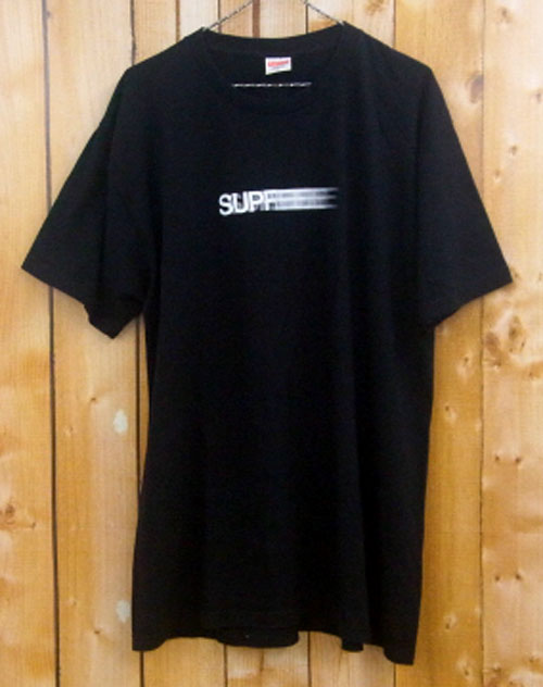 【中古】Supreme/Motion Logo Tee/シュプリーム/モーション ロゴ ティー/2016SS/サイズ：XL/カラー：黒・ブラック/ストリート/NYC/スケーター【山城店】