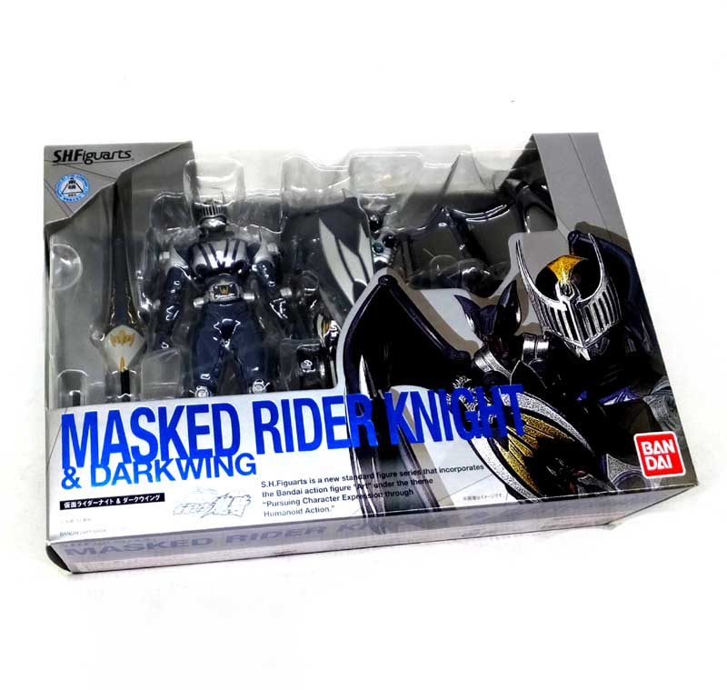 【中古】 バンダイ S.H.フィギュアーツ 仮面ライダーナイト&ダークウイングセット 【山城店】