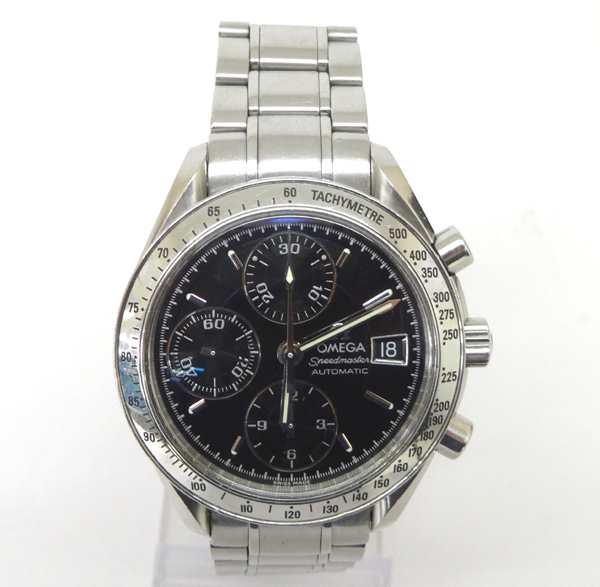 【中古】OMEGA オメガ スピードマスター 黒文字盤×SS Ref.No：3513.50 SS/自動巻き【山城店】