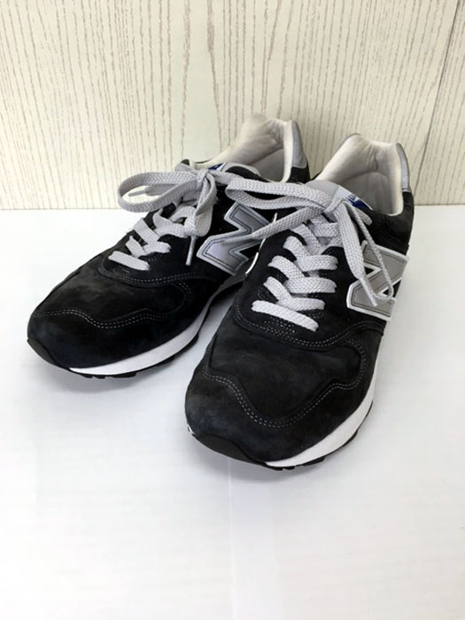 【中古】new balance/ニューバランス/M1400NV/USA製/ランニング/軽量/スニーカー/靴/シューズ/紺/ネイビー/メンズ/男性用/スエード【山城店】