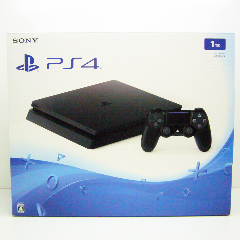 【中古】SONY PlayStation 4 ジェット・ブラック 1TB CUH-2000BB01 【橿原店】