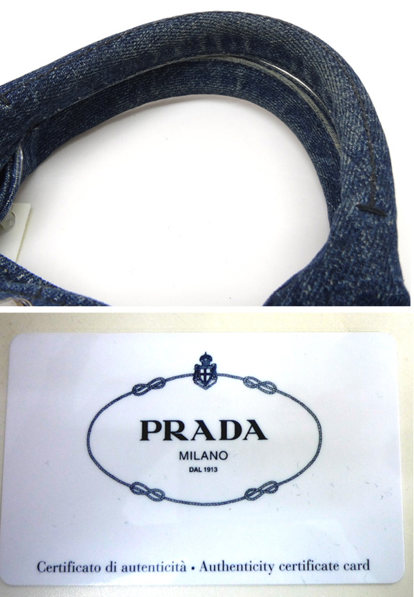 開放倉庫 | 【中古】PRADA(プラダ) カナパ ミニトート カラー：AVIO