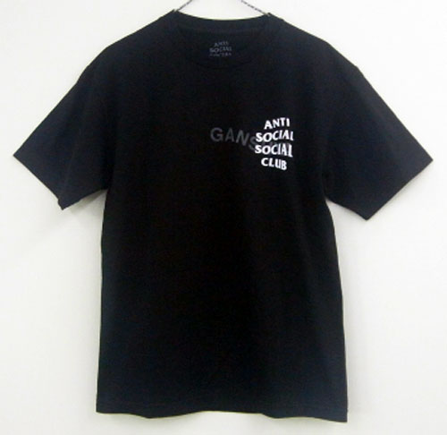 【中古】ANTI SOCIAL SOCIAL CLUB × BEAMS/アンチ ソーシャル ソーシャル クラブ×ビームス/半袖 Tシャツ/2016SS/国内正規品/サイズ：M/カラー：ブラック/別注/プリント/コラボ【山城店】