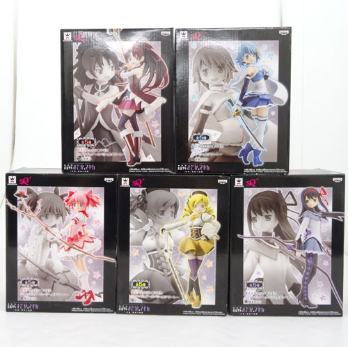 【中古】バンプレスト 魔法少女まどか☆マギカ SQフィギュア スペシャルアソート 全5種セット【山城店】