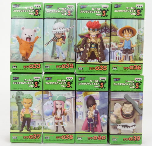 【中古】バンプレスト ワンピース ワールドコレクタブルフィギュア vol.5（全8種セット） ONE PIECE【山城店】