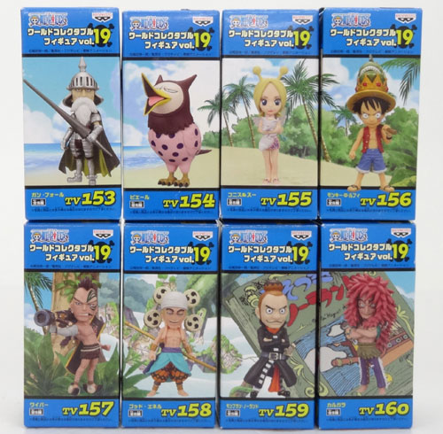 【中古】バンプレスト ワンピース ワールドコレクタブルフィギュア vol.19（全8種セット） ONE PIECE【山城店】