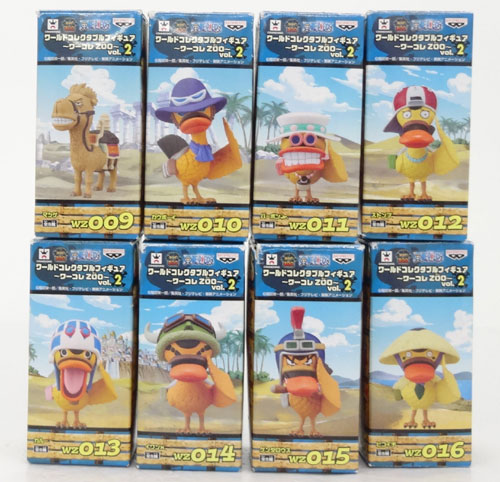 【中古】バンプレスト ワンピース ワールドコレクタブルフィギュア ～ワーコレ ZOO～ vol.2 （全8種セット） ONE PIECE【山城店】