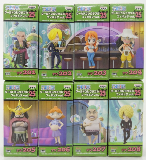 【中古】バンプレスト ワンピース ワールドコレクタブルフィギュア vol.25 全8種セット ONE PIECE【山城店】