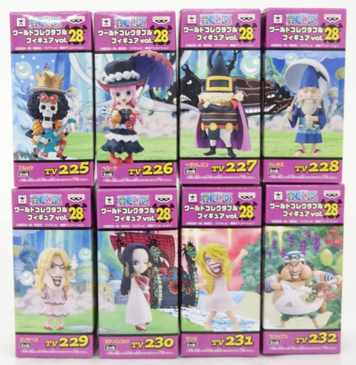 【中古】バンプレスト ワンピース ワールドコレクタブルフィギュア vol.28 （全8種セット） ONE PIECE【山城店】