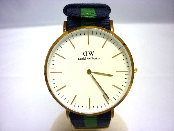 【中古】Daniel Wellington/ダニエルウェリントン クラシック オックスフォード NATOストラップ ローズゴールド【福山店】