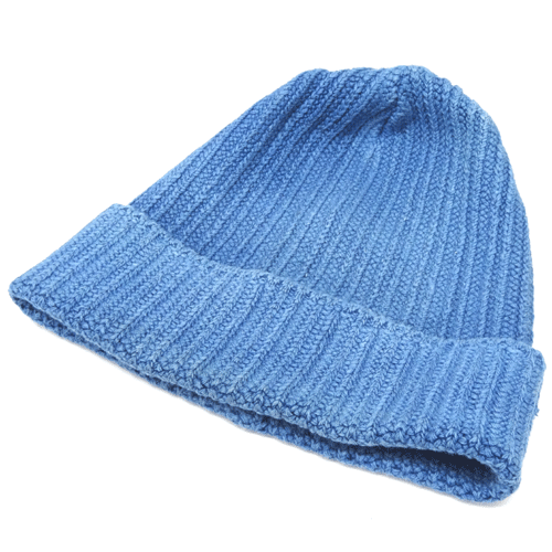 【中古】Ron Herman ロンハーマン RIGMENT BEANIE ニットキャップ/品番：412010064-1071/国内正規品/サイズ：FREE/カラー：ブルー/青系/BLUE/ニット/AW/カリフォルニア【山城店】