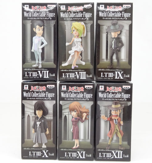 【中古】バンプレスト ルパン三世 ワールドコレクタブルフィギュアII 全6種セット【山城店】