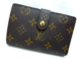 【中古】LOUIS VUITTON ルイ ヴィトン モノグラム ポルトフォイユ ヴィエノワ M61674 がま口/2つ折り財布【山城店】