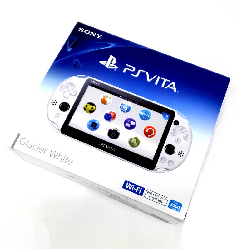 【中古】 ソニー PlayStation Vita Wi-Fiモデル グレイシャー・ホワイト(PCH-2000ZA22) 【山城店】