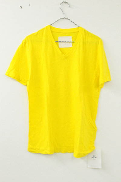 【中古】URBAN RESEARCH アーバンリサーチ/S/S V-neck Tee ショートスリーブ ブイネック ティーシャツ/品番：131172 サイズ：M カラー：イエロー/国内正規品/セレクト/人気/定番【山城店】