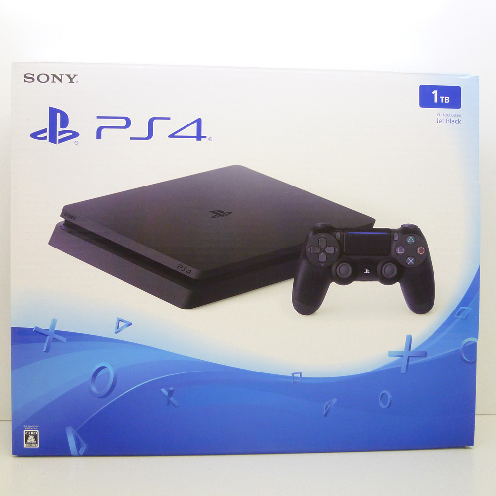【中古】SONY PlayStation 4 ジェット・ブラック 1TB CUH-2000BB01 【香芝店】