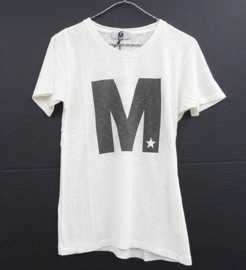 【中古】M/ピグメイト 加工プリントTシャツ エム/ MST001  /サイズ:S/カラー：ホワイト/未使用品/ドメス/サーフ/半袖/定番【山城店】