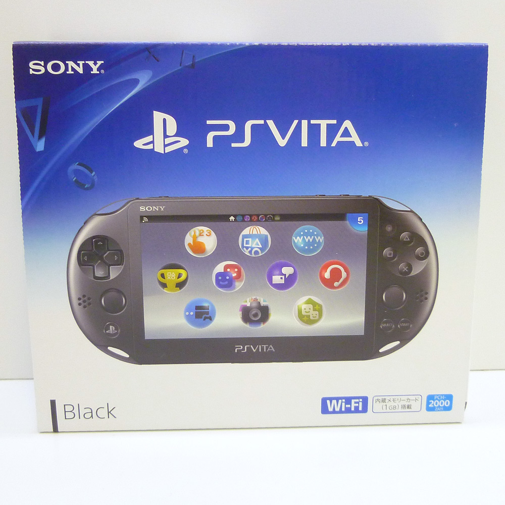 【中古】PlayStation Vita Wi-Fiモデル ブラック(PCH-2000ZA11)【橿原店】