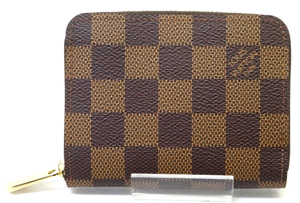 【中古】LOUIS VUITTON Ｎ６３０７０ ルイヴィトン コインケース ジッピーコインパース N63070 ダミエ 【福山店】