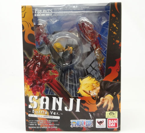 【中古】バンダイ Figuarts ZERO フィギュアーツZERO サンジ -Battle Ver. 悪魔風脚 画竜点睛ショット- ONE PIECE ワンピース【山城店】