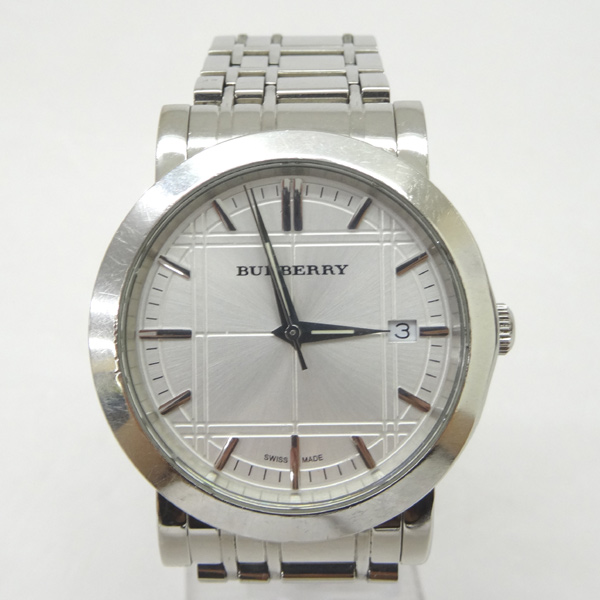 【中古】BURBERRY(バーバリー) 時計 BU1350/メンズ/デイト/カラー：シルバー【山城店】