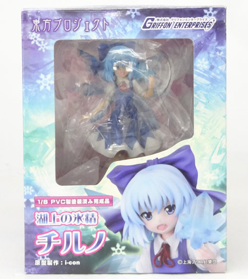 【中古】グリフォンエンタープライズ 東方プロジェクト 湖上の氷精 チルノ 1/8スケール【山城店】