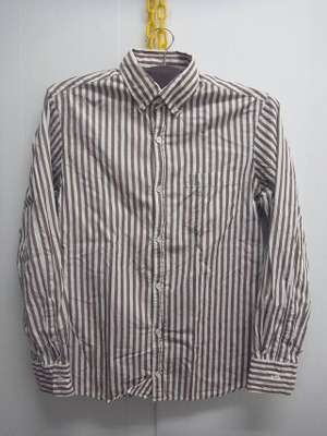 【中古】 Lounge Lizard ラウンジリザード L/S B.D Stripe Shirt 長袖 ボタンダウン ストライプシャツ HAG 3306 4640 サイズ：2 【鳥取店】