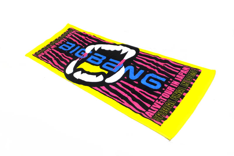 開放倉庫 | 【中古】 BIGBANG スポーツタオル（ピンク＆イエロー