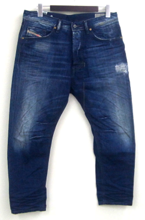 【中古】DIESEL/NARROT/ディーゼル/デニムパンツ/国内正規品/サイズ：W32・L32/カラー：インディゴ・ネイビー系/ボトムス/加工/リペア【山城店】