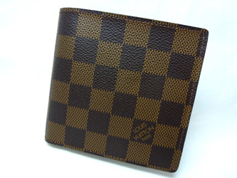 【中古】LOUIS VUITTON ルイヴィトン ダミエ ポルトフォイユ・マルコ【大久保店】