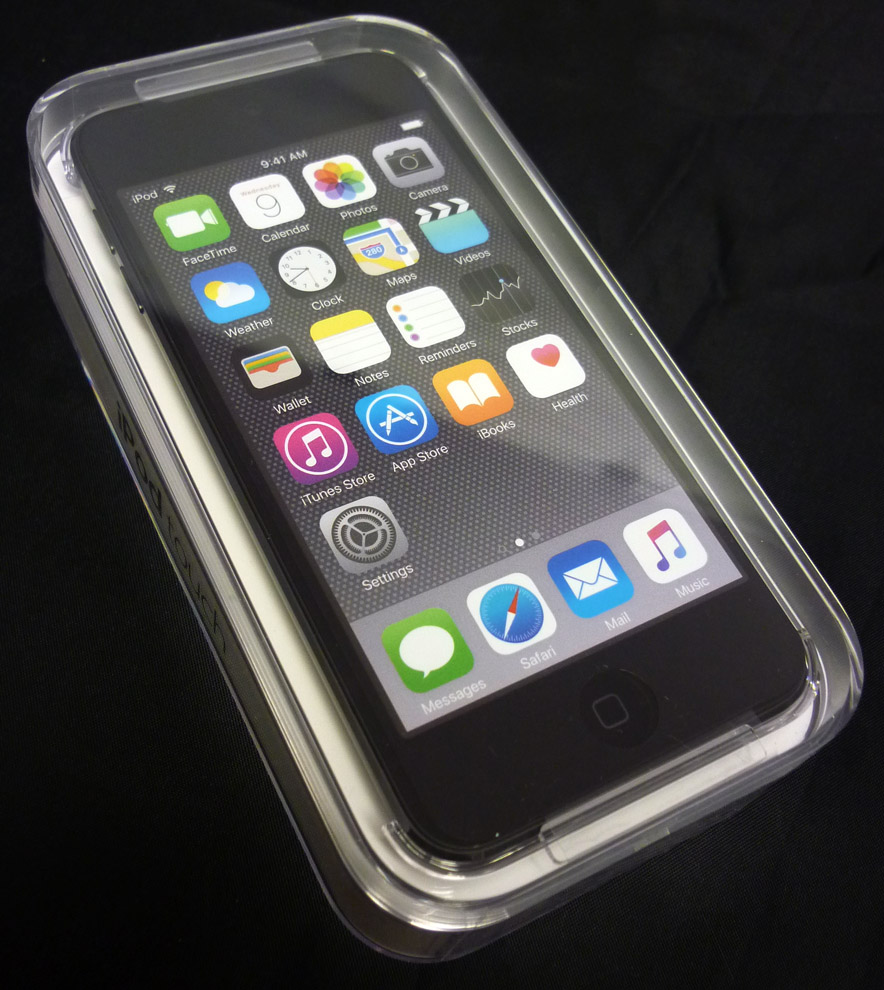 【中古】未使用品をお求めの方にお奨め！！★ アップル Apple iPod touch 32GB 第6世代 2015年モデル MKJ02J/A A1574 グレイ[169]【福山店】