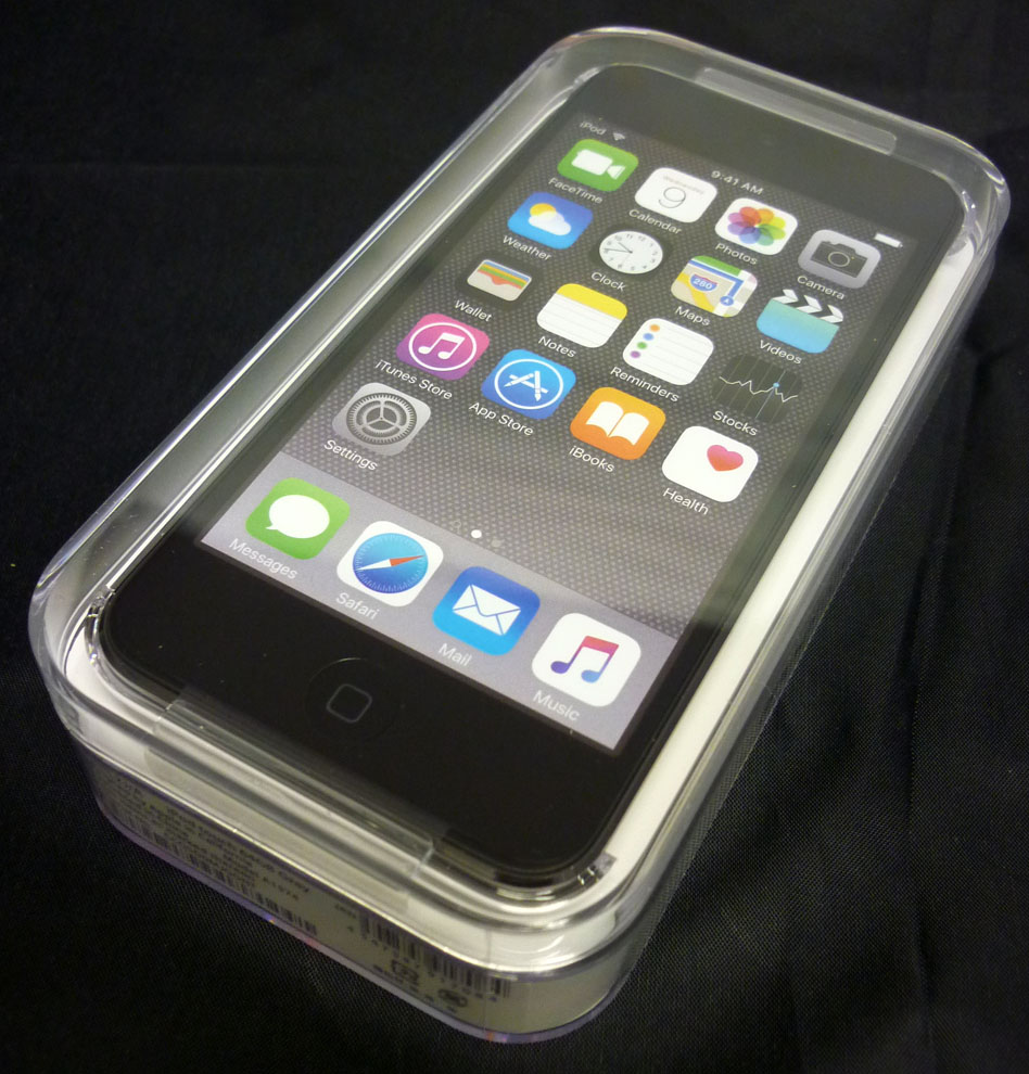 【中古】未使用品をお求めの方にお奨め！！★ アップル Apple iPod touch 64GB 第6世代 2015年モデル MKHL2J/A A1574 グレイ[169]【福山店】