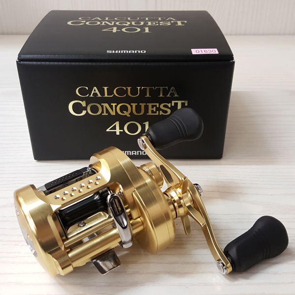 【中古】釣具/ベイト リール/SHIMANO/シマノ/15 CALCUTTA CONQUEST/カルカッタ コンクエスト 401/ 左巻きハンドル【桜井店】