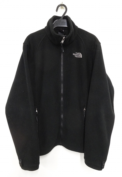 【中古】THE NORTH FACE/ザノースフェイス フリースジャケット ジップアップ ブラック/黒 SIZE：L/サイズ：L［141］【福山店】