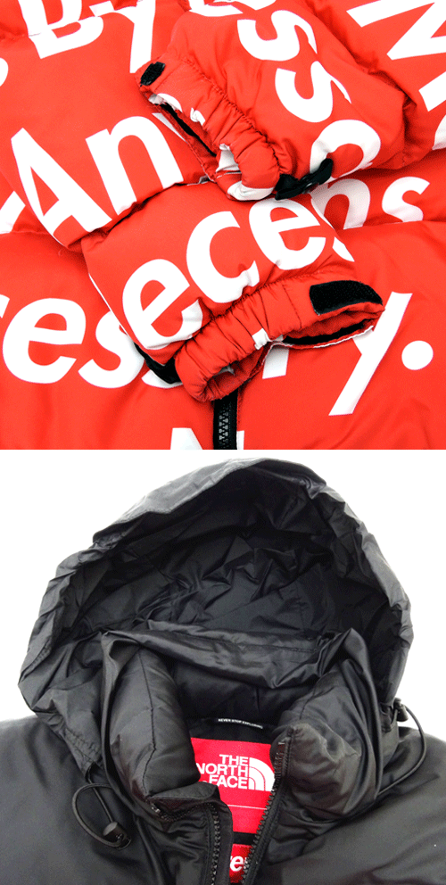 開放倉庫 | 【中古】Supreme×THE NORTH FACE シュプリーム×ノースフェイス Nuptse Jacket ヌプシ ダウンジャケット /品番：ND515511/15AW/サイズ：L/カラー：レッド/ストリート/アウター/コラボ【山城店】 | 古着 | メンズ | ジャケット