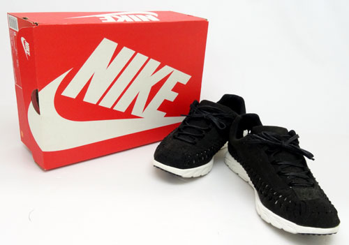 【中古】NIKE MAY FLY WOVEN ナイキ メイ フライ ウーブン/833132-001/27ｃｍ/カラー：BLACK/SUMMIT WHITE/色：黒/白/2015年製/ランニング/スニーカー/モノトーン/ヌバック【山城店】